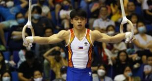 Philippine champion gymnast Yulo skips recovery for SEA Games