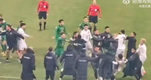 Chinese, Thai clubs get into brawl during AFC Champions League game