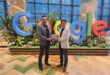 Mr Mark Micallef, Managing Director, Google Cloud, Southeast Asia, and Mr Ng Kuo Pin, CEO, NCS, at NCS-Google Cloud Strategic Partnership Launch