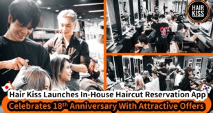 Hair Kiss, the Japanese-Korean hair salon, pioneers the in-store haircut reservation app, serving nearly 80,000 customers annually.