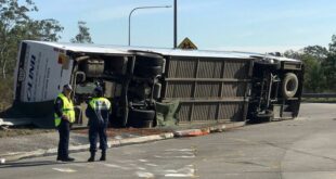 Bus accident kills 10 wedding guests in Australia