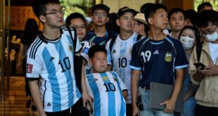 Messi gets superstar's welcome in China ahead of Australia friendly