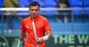 Vietnamese tennis ace loses to player outside top 1000