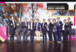 Mr. Kenneth Chiu, Executive Director and Chief Financial Officer (fourth left), Mr. Adrian Lo, Director – Project Management (third left), other executives of Hang Lung Properties and Westlake 66’s design consultants receive the Gold Award in the “Best New Mega Development” category at the MIPIM Asia Awards 2023