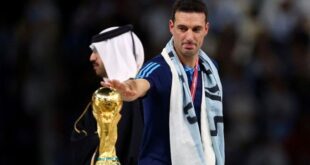 Argentina head coach Scaloni not impressed with Indonesia players