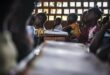 Students participate in a class at the Boyali 2 school, in the village of Boyali, Central African Republic. (Eduardo Soteras/AP Images for Global Partnership for Education)