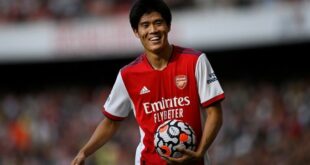 Arsenal's Japanese defender against Asian Cup schedule