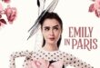 Lily Collins wears dress by Vietnamese designer Do Manh Cuong for Netflix TV series poster
