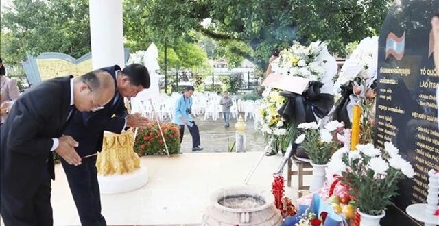 Vietnamese Embassy commemorates fallen combatants in Laos