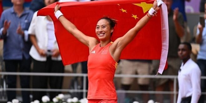 Zheng Qinwen beats Donna Vekic to win historic Olympic tennis gold for China